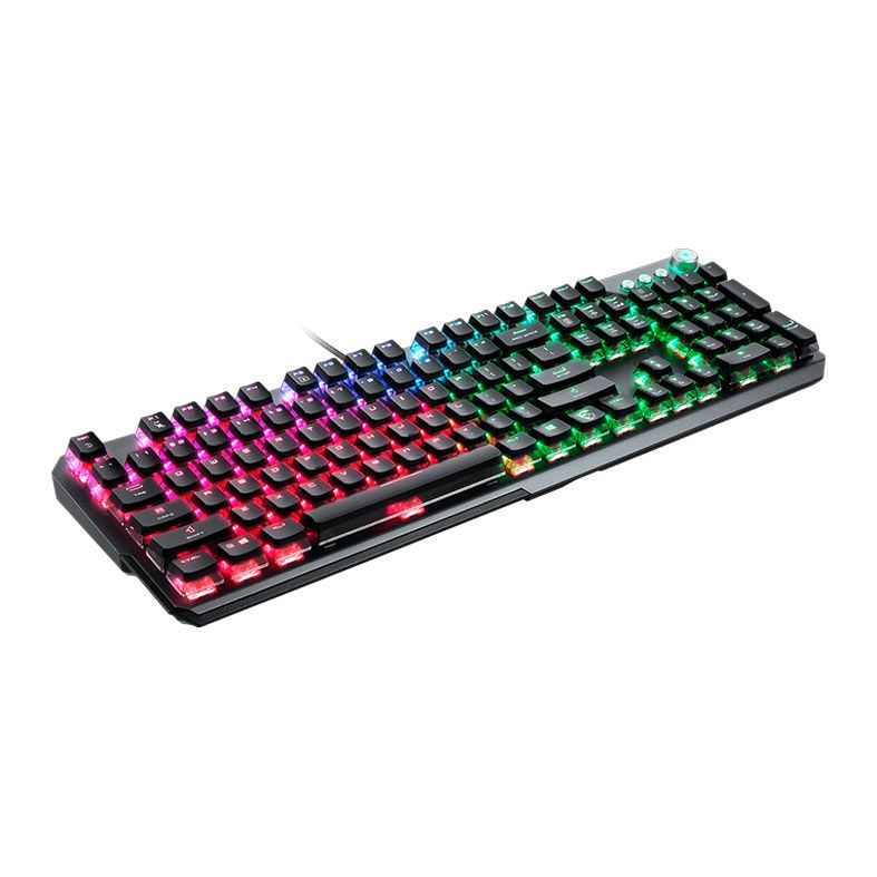 Teclado Mecanico MSI Vigor GK71 Sonic, RGB, Switch Azul, Preto, VIGOR-GK71-SONIC-BL-AM