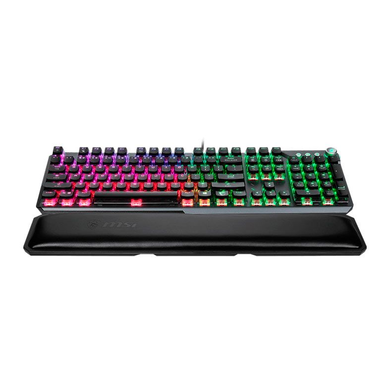 Teclado Mecanico MSI Vigor GK71 Sonic, RGB, Switch Azul, Preto, VIGOR-GK71-SONIC-BL-AM
