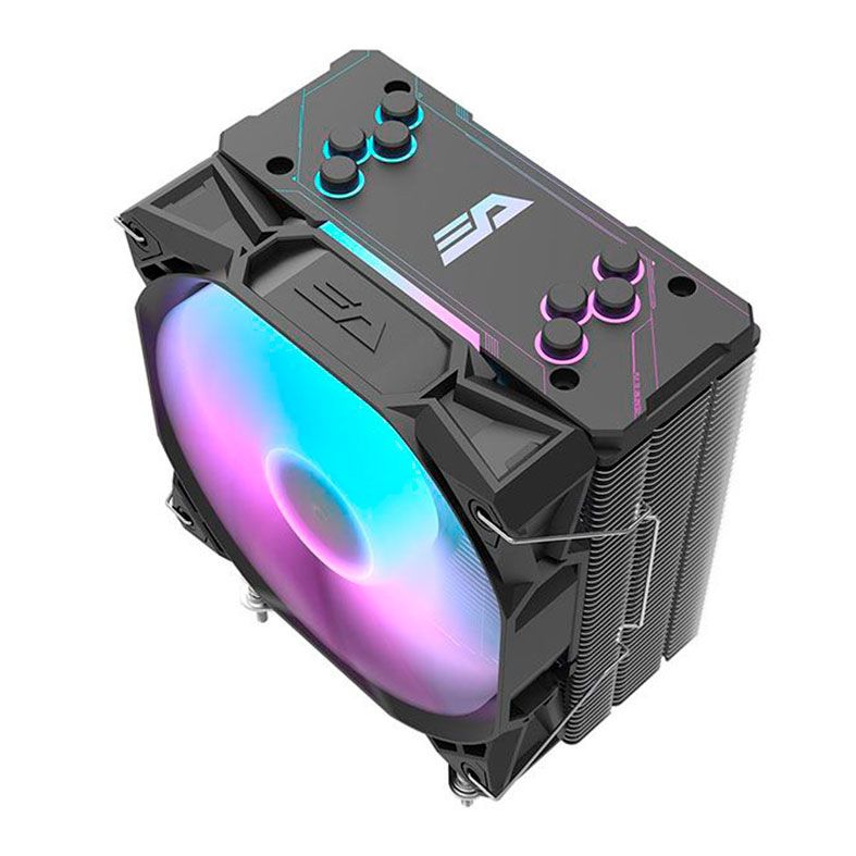 Cooler Para Processador Aigo DarkFlash Ellsworth S11 PRO, ARGB, 120mm, Preto, S11-PRO-BK