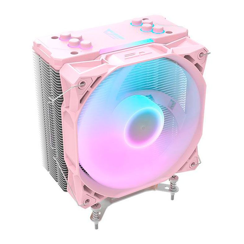 Cooler Para Processador Aigo DarkFlash Ellsworth S11 PRO, ARGB, 120mm, Rosa, S11-PRO-PK