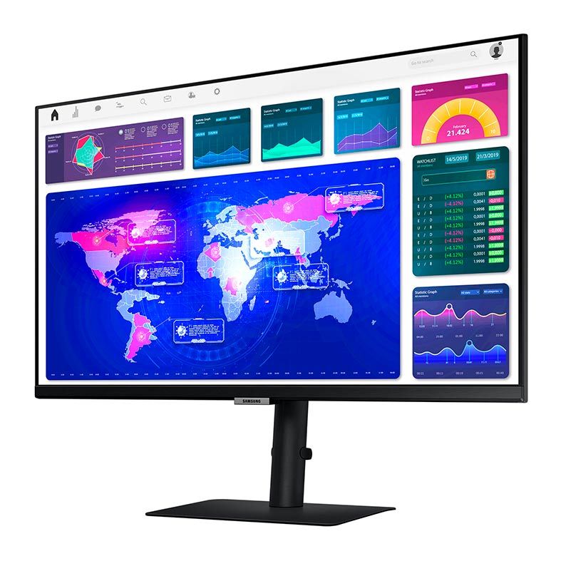 Monitor Samsung ViewFinity S6, 27 Pol., IPS, WQHD, 5ms, 75Hz, FreeSync, HDMI/DP/USB-c, LS27A600UULXZD