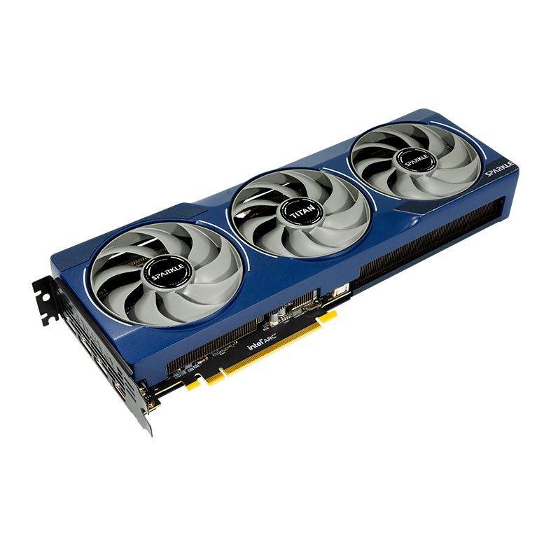 Placa de Video Sparkle Intel ARC B580 Titan OC, 12GB, GDDR6, 192