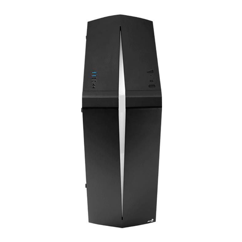 Gabinete AeroCool Scar RGB Preto Lateral Vidro, SCAR-G-BK-V1