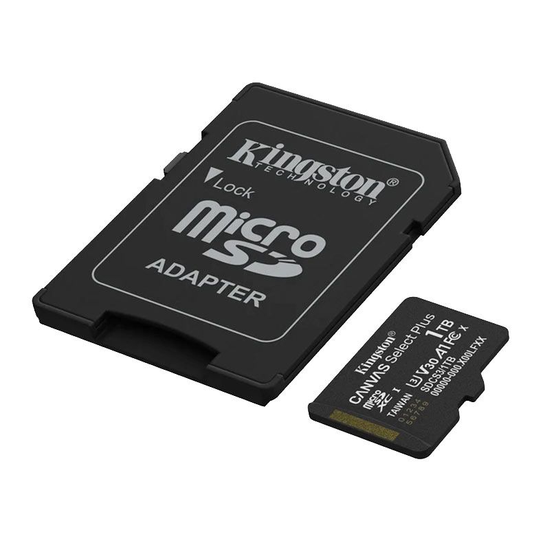 Cartao de Memoria Kingston Canvas Select Plus Gen3, 1TB, MicroSDXC, SDCS3-1TB