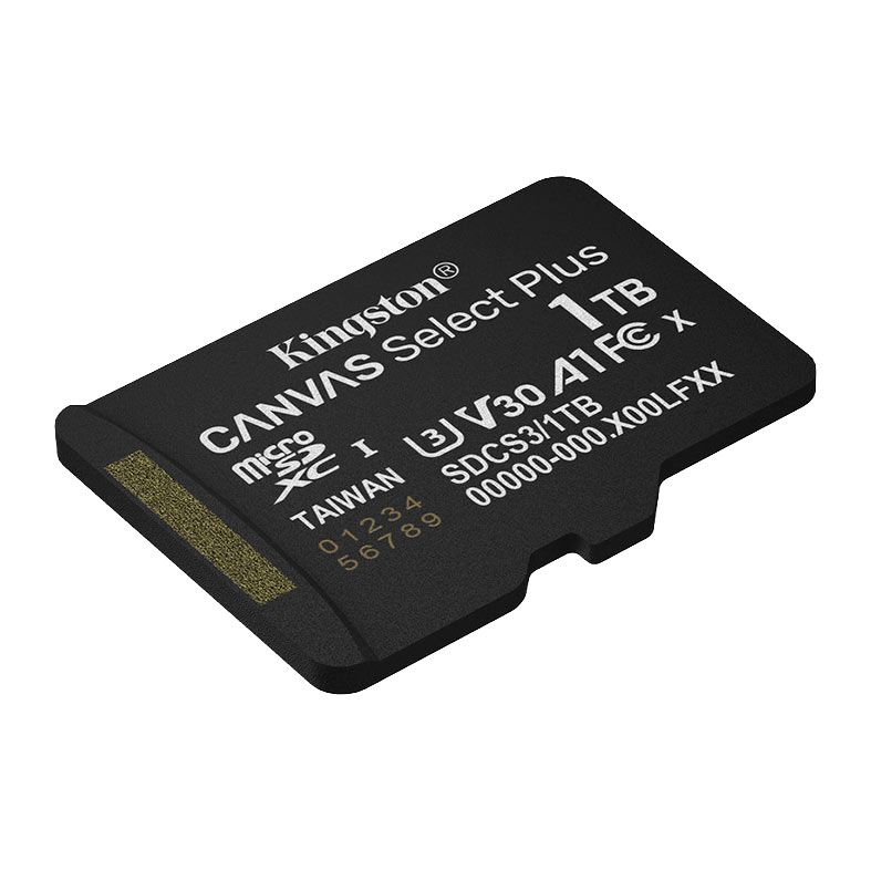 Cartao de Memoria Kingston Canvas Select Plus Gen3, 1TB, MicroSDXC, SDCS3-1TB