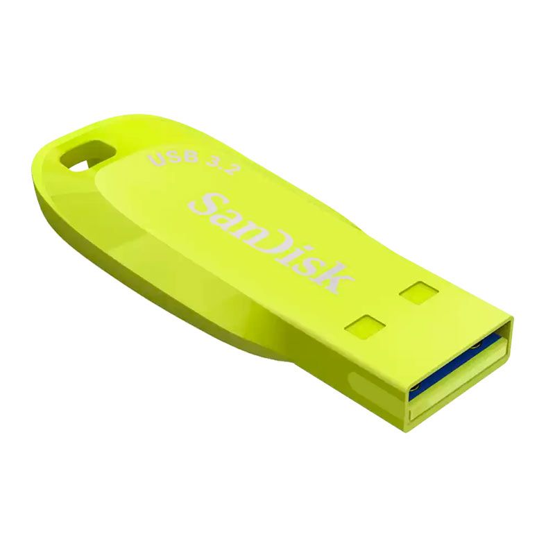 Pen Drive SanDisk Ultra Shift, 32GB, USB 3.2, Amarelo, SDCZ410-032G-G46EP