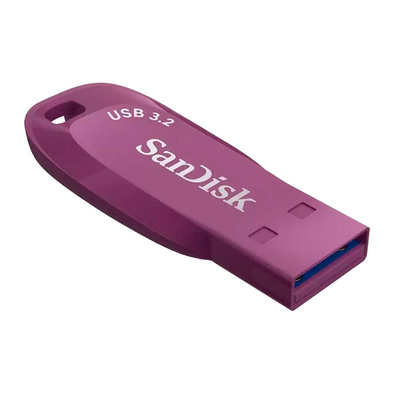 Pen Drive Sandisk Ultra Shift, 64GB, USB 3.2, Roxo, SDCZ410-064G-G46CO