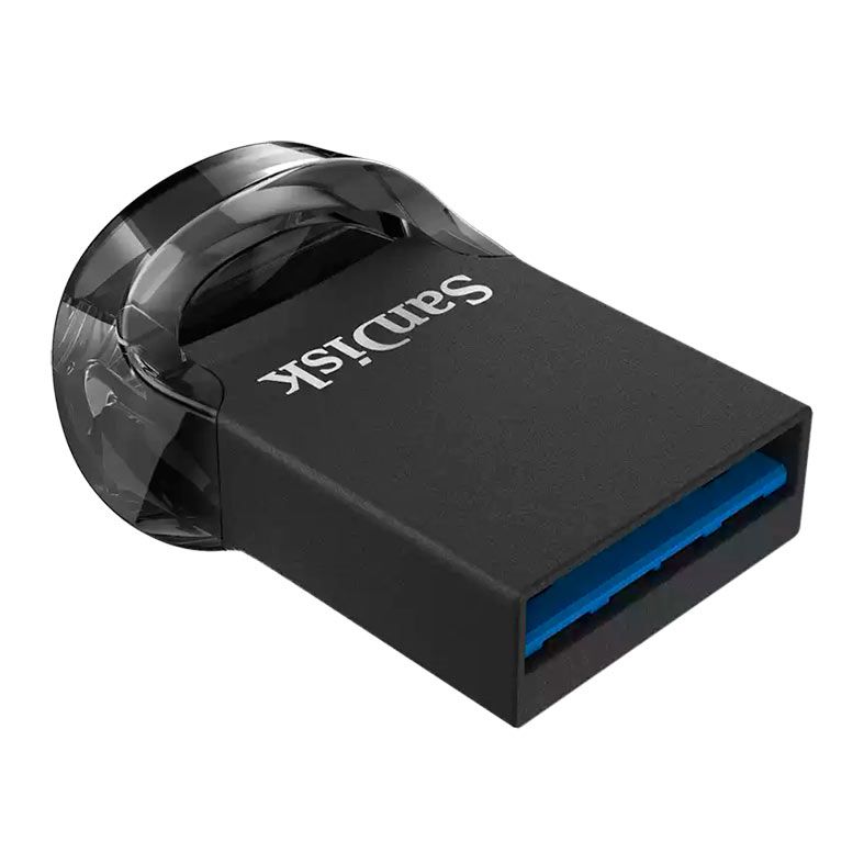 Pen Drive SanDisk Ultra Fit, 128GB, USB 3.2, Preto, SDCZ430-128G-GAM46