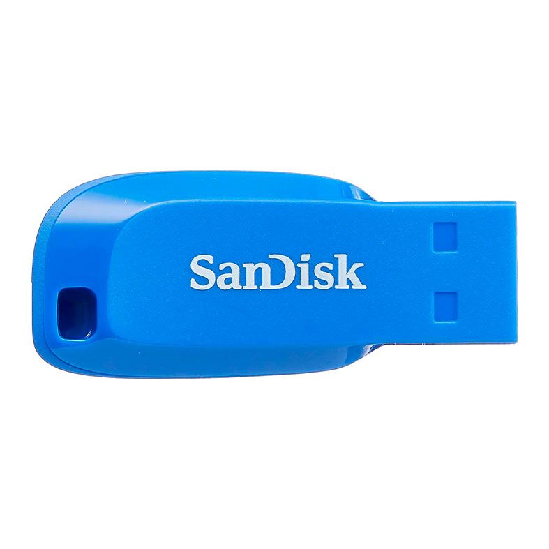 Pen Drive Sandisk Cruzer Blade, 16GB, USB 2.0, Azul, SDCZ50C-016G-B35BE
