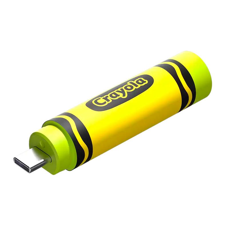 Pen Drive Sandisk Crayola, 256GB, USB-C, Electric Lime, SDCZIC-256G-G46L
