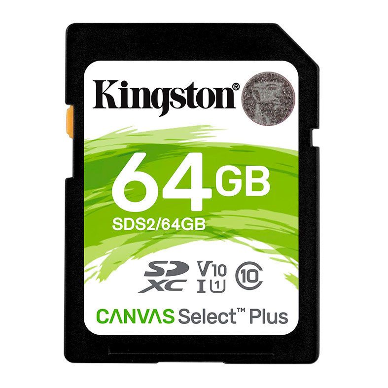 Cartao de Memoria Kingston 64GB SDXC Classe 10, SDS2-64GB