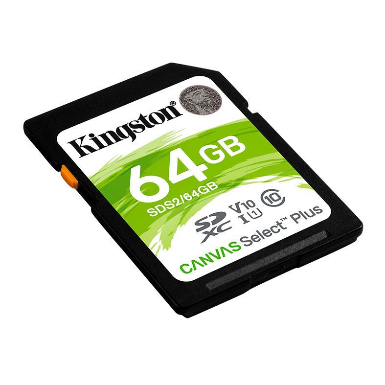 Cartao de Memoria Kingston 64GB SDXC Classe 10, SDS2-64GB