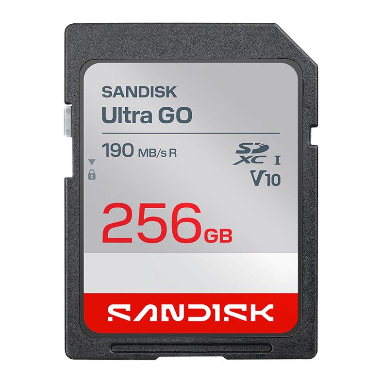 Cartao de Memoria Sandisk Ultra GO, 256GB, SDXC/SDHC UHS-I, SDSDUGN-256G-GN6IN