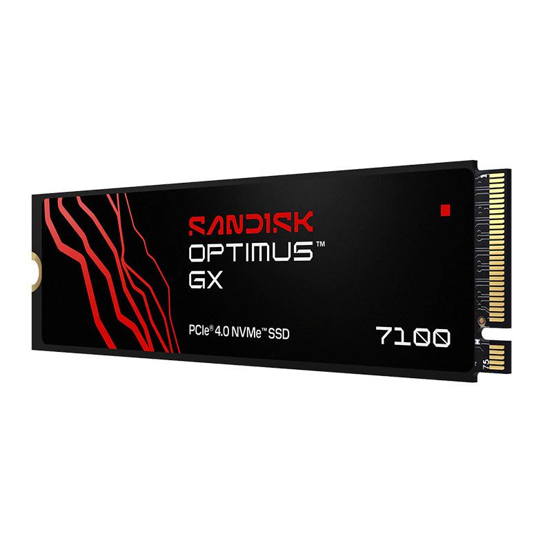 SSD Sandisk Optimus GX 7100, 500GB, M.2 2280, PCIe NVMe, Leitura 6800 MB/s, Gravacao 5800 MB/s, SDSP71500GAN-000E0