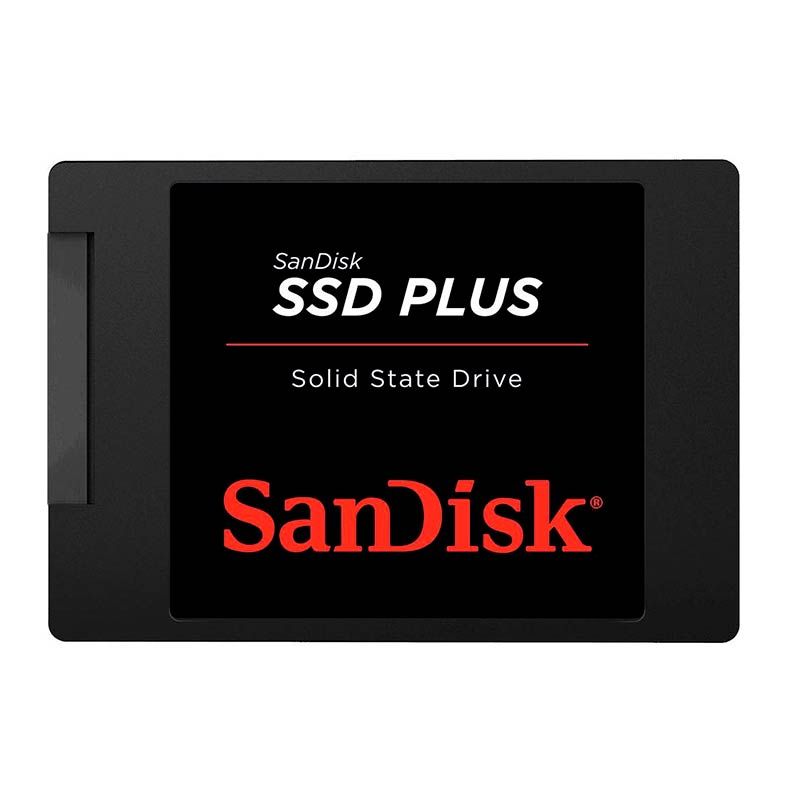 SSD Plus SanDisk, 480GB, 2.5, Sata III 6GB/s, Leitura 535MB/s, Gravacao 445MB/s, SDSSDA-480G-G26