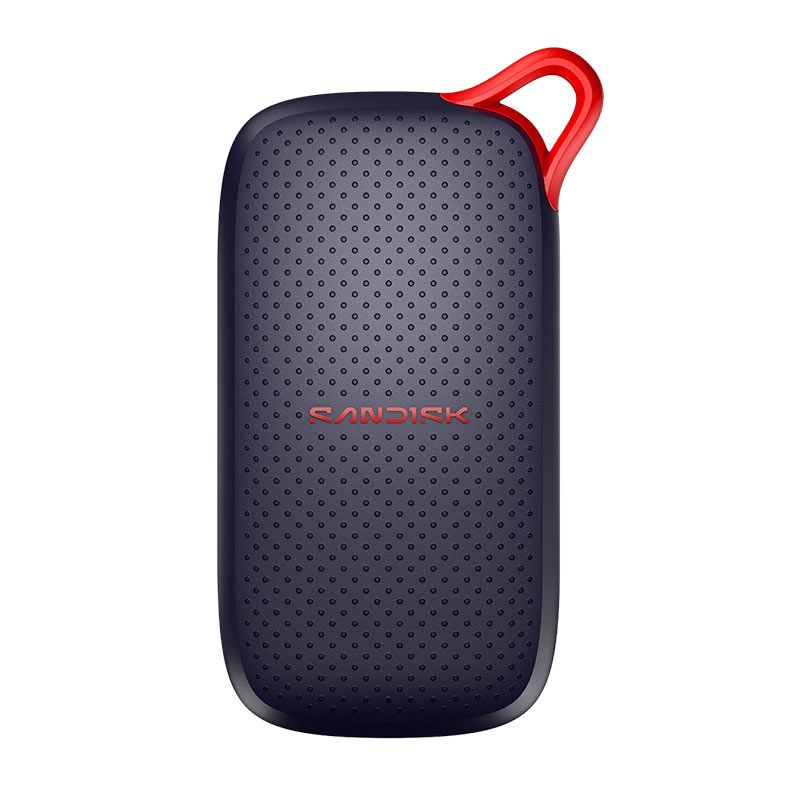 SSD Portatil Sandisk, 2TB, Tipo-C, Preto, SDSSDE31-2T00-G25