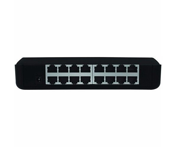 Switch Intelbras Fast Ethernet 10/100 Mbps Plug and Play, SF 1600 D