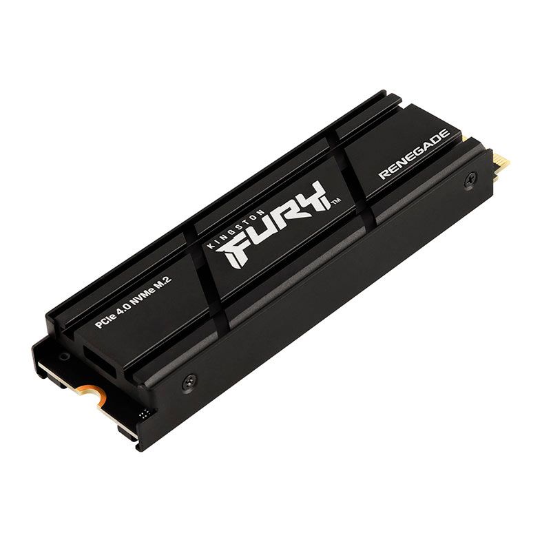 SSD Kingston Fury Renegade, 4TB, M.2 2280, PCIe NVMe, Leitura 7300 MB/s, Gravacao 7000 MB/s, Com Dissipador, SFYRDK-4000G