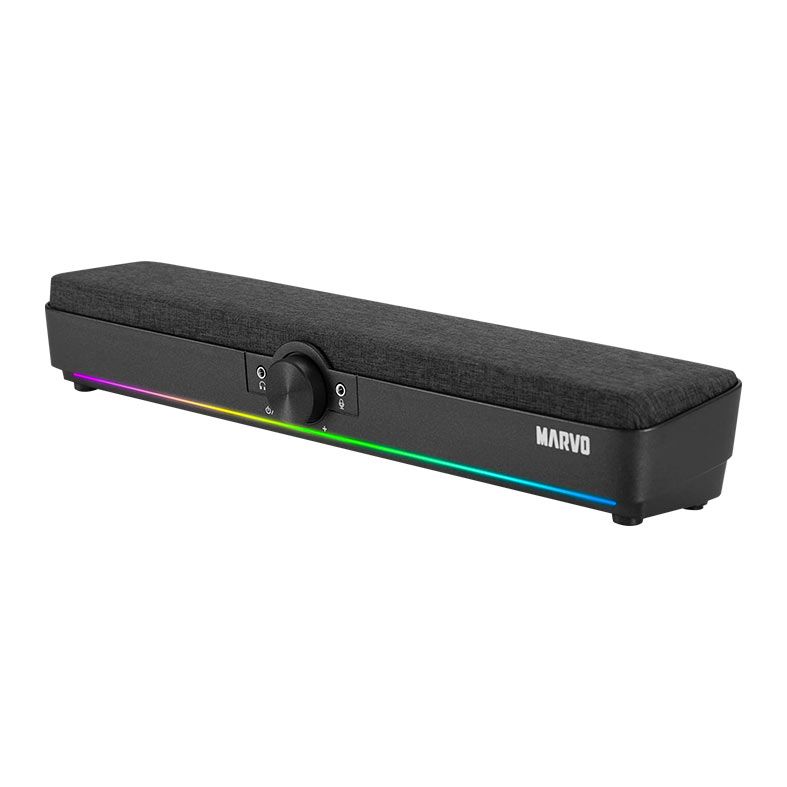 OPENBOX Caixa de Som Marvo SG-286, RGB, 5W RMS, Preto, SG-286