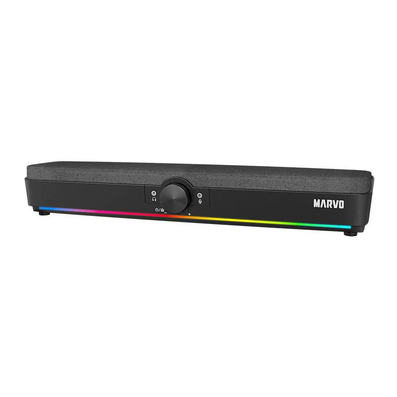 OPENBOX Caixa de Som Marvo SG-286, RGB, 5W RMS, Preto, SG-286