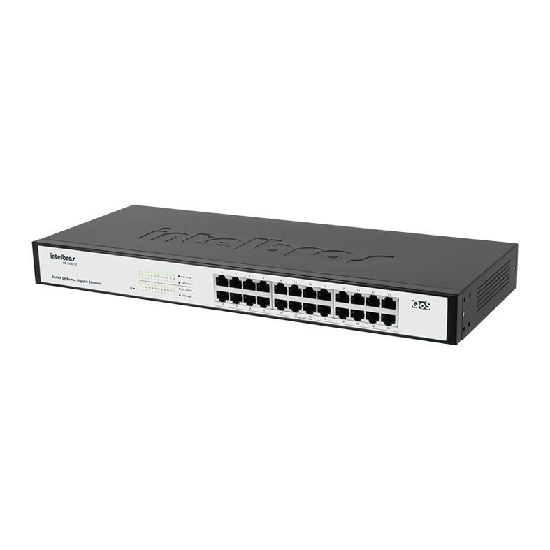Switch Intelbras 24 Portas Gigabit Ethernet 10/100/1000 Mbps, SG2400QR