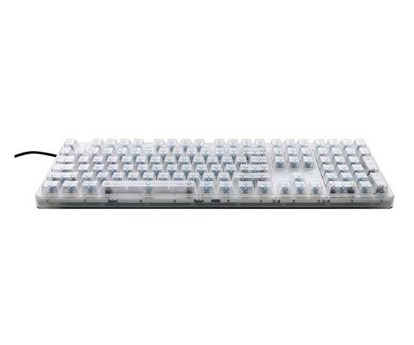 Teclado Mecânico Cooler Master MasterKeys Pro L RGB Crystal Edition Cherry MX Blue, SGK-6020-TPCL1-US