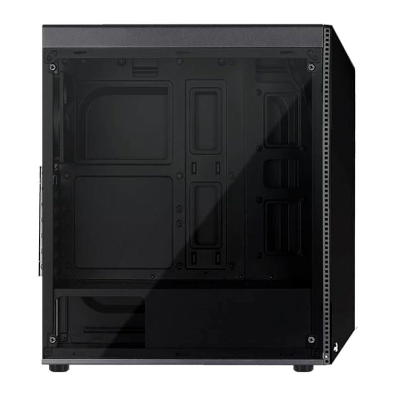 Gabinete Gamer AeroCool Shard RGB Lateral Acrilico Preto, SHARD-A-BK-V1