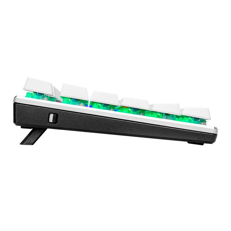 Teclado Mecanico Gamer Cooler Master SK653, RGB, Wireless, Switch Vermelho, Prata e Branco, SK-653-SKTR1-US