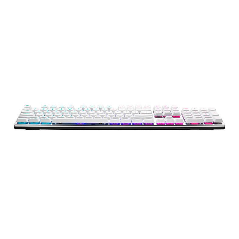 Teclado Mecanico Gamer Cooler Master SK653, RGB, Wireless, Switch Vermelho, Prata e Branco, SK-653-SKTR1-US