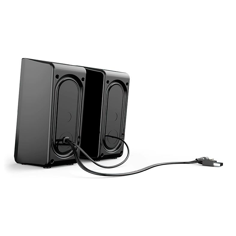 Caixa de Som Havit SK204, RGB, 5W RMS, USB e P2, Preto, SK204