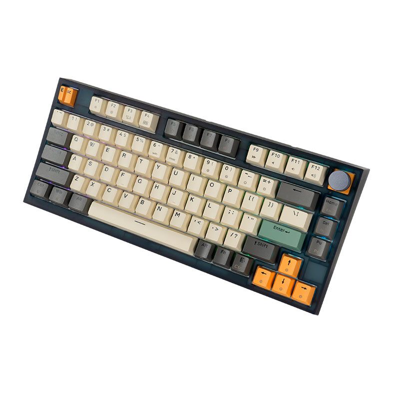 Teclado Mecanico Skyloong GK75, RGB, Switch Optico Azul, Tigry, SKL-GK75-RGB-BL-TY