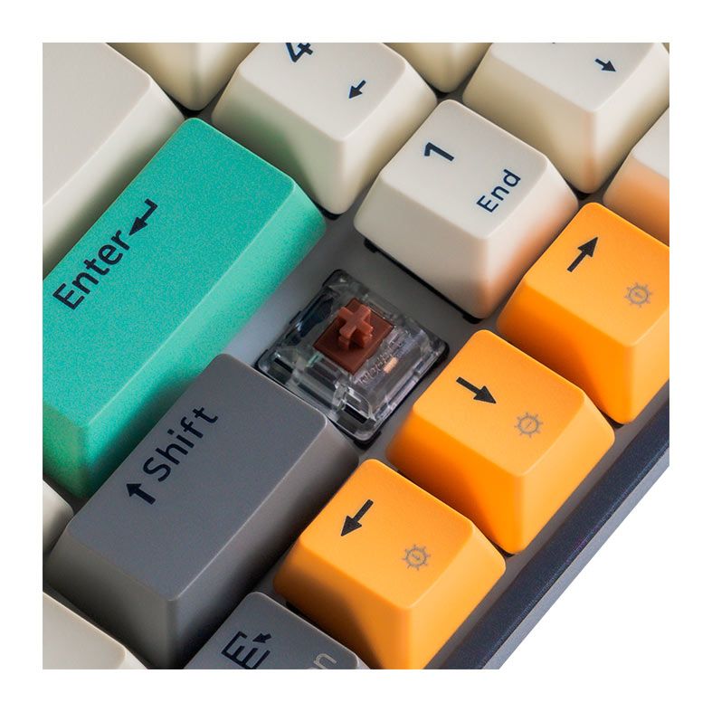 Teclado Mecanico Skyloong GK96, RGB, Switch Optico Marrom, Tigry, SKL-GK96-RGB-BW-TY