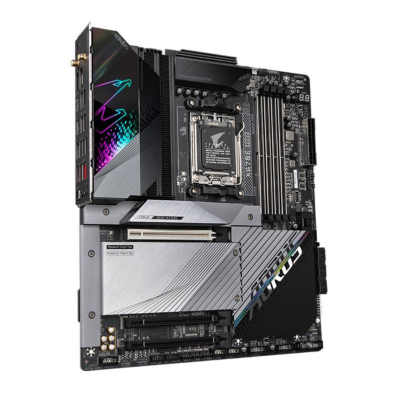 Placa Mae Gigabyte X670E Aorus Master, DDR5, Socket AM5, E-ATX, Chipset AMD X670, X670E-AORUS-MASTER