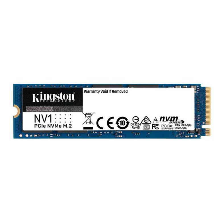 SSD Kingston NV1, 500GB, M.2 2280, PCIe NVMe, Leitura 2100 MB/s, Gravacao 1700 MB/s, SNVS-500G