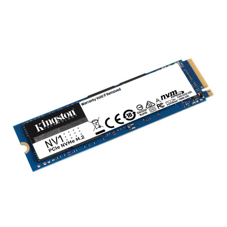 SSD Kingston NV1, 500GB, M.2 2280, PCIe NVMe, Leitura 2100 MB/s, Gravacao 1700 MB/s, SNVS-500G
