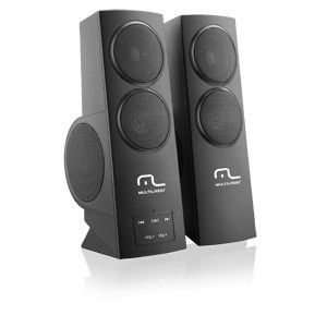Caixa de Som Gamer Multi Super BASS USB Black, SP152 - BOX