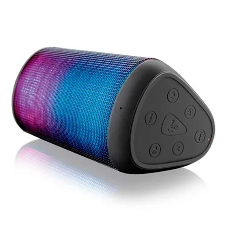 Caixa de Som Multi Led Dinamico Bluetooh 15W RMS Preta, SP192