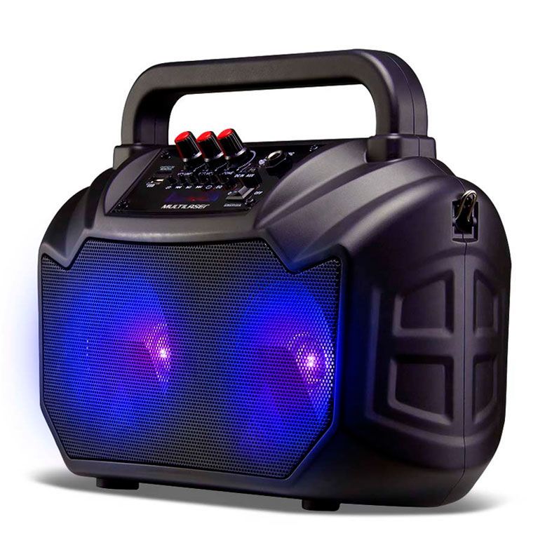 Caixa de Som Multi LED Bluetooh/Radio/AUX/SD/USB 80W RMS, SP289