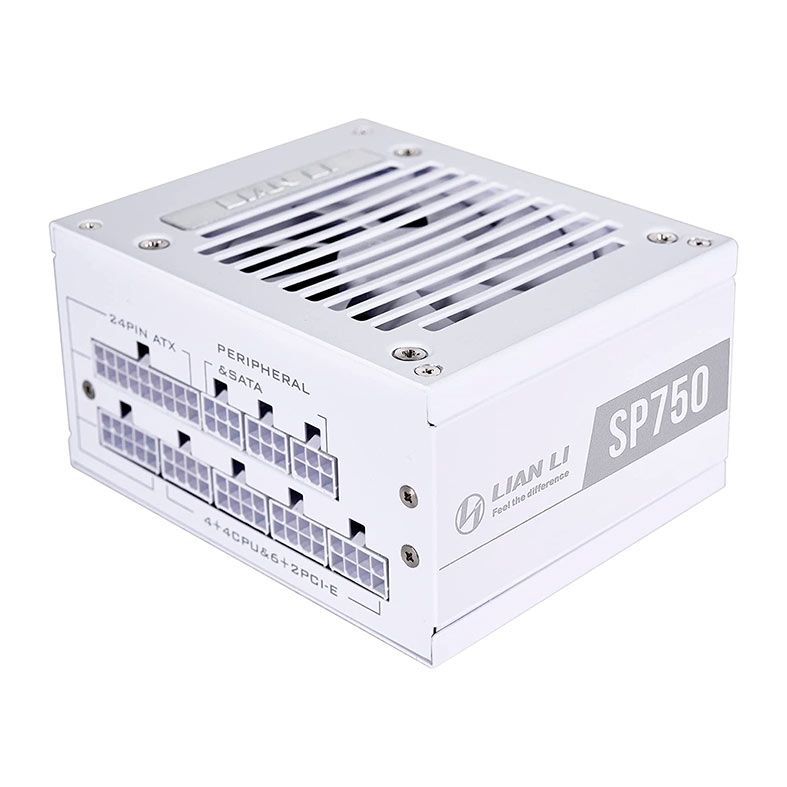 Fonte Lian Li SP750, 750W, Full-Modular, 80 Plus Gold, Branca, SP750-WHITE