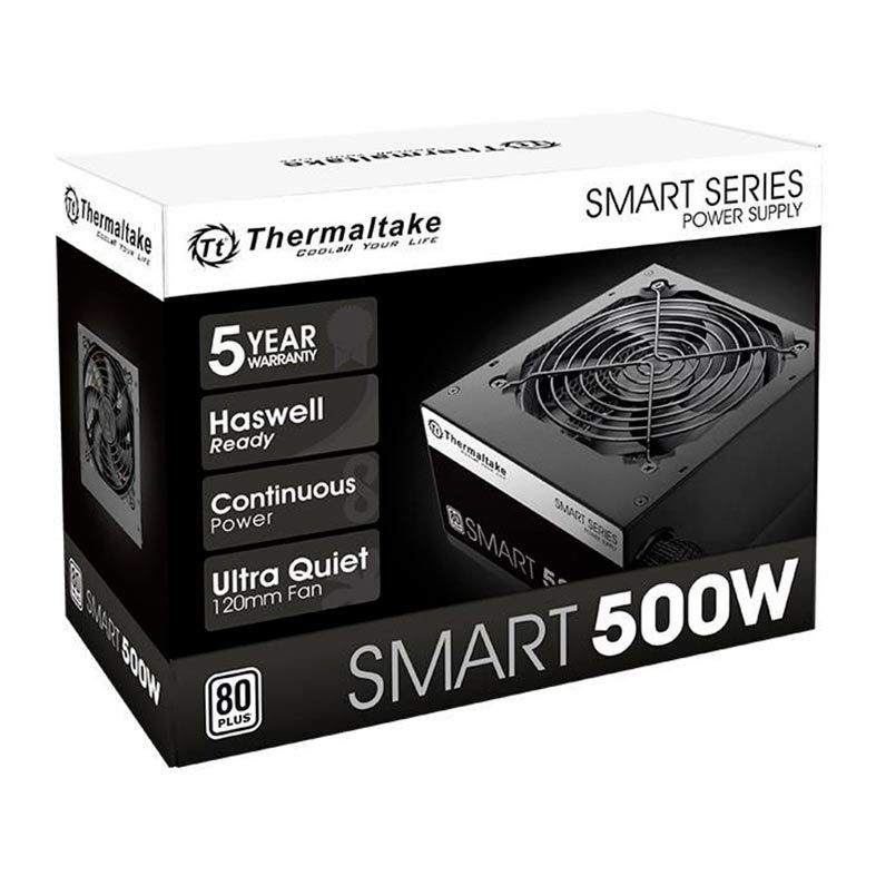 Fonte Thermaltake Smart 500W 80Plus White, SPD-0500P