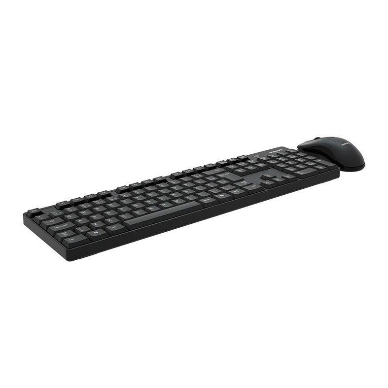 Kit Teclado e Mouse Philips C501, Wireless, ABNT2, 1000DPI, Preto, SPT6501B