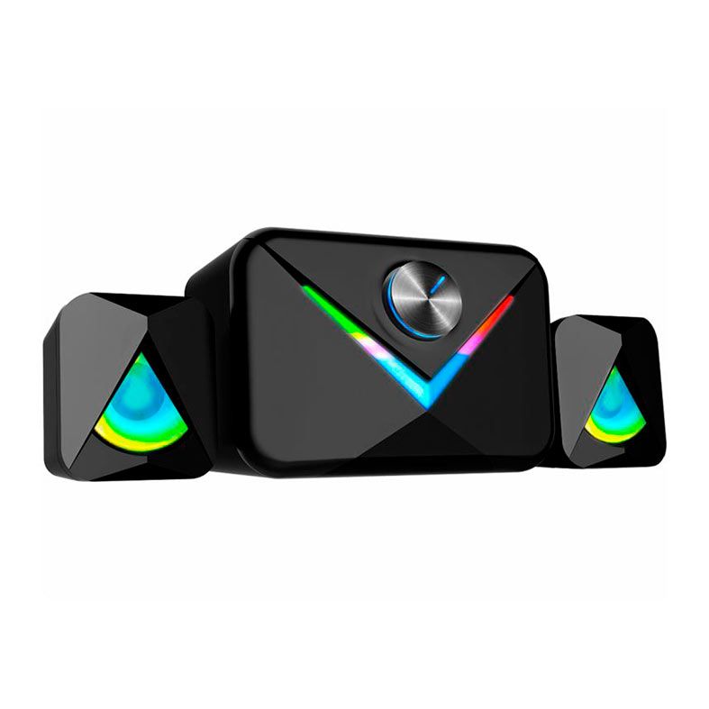 OPENBOX Caixa de Som K-Mex Gaming Master SS-8012, RGB, 11W RMS, P2, Preta, SS8012U0001CB1X