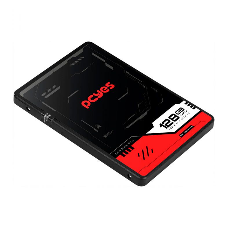 SSD Pcyes PY128, 128GB, 2.5, Sata III 6GB/s, Leitura 550MB/s, Gravacao 400MB/s, SSD25PY128