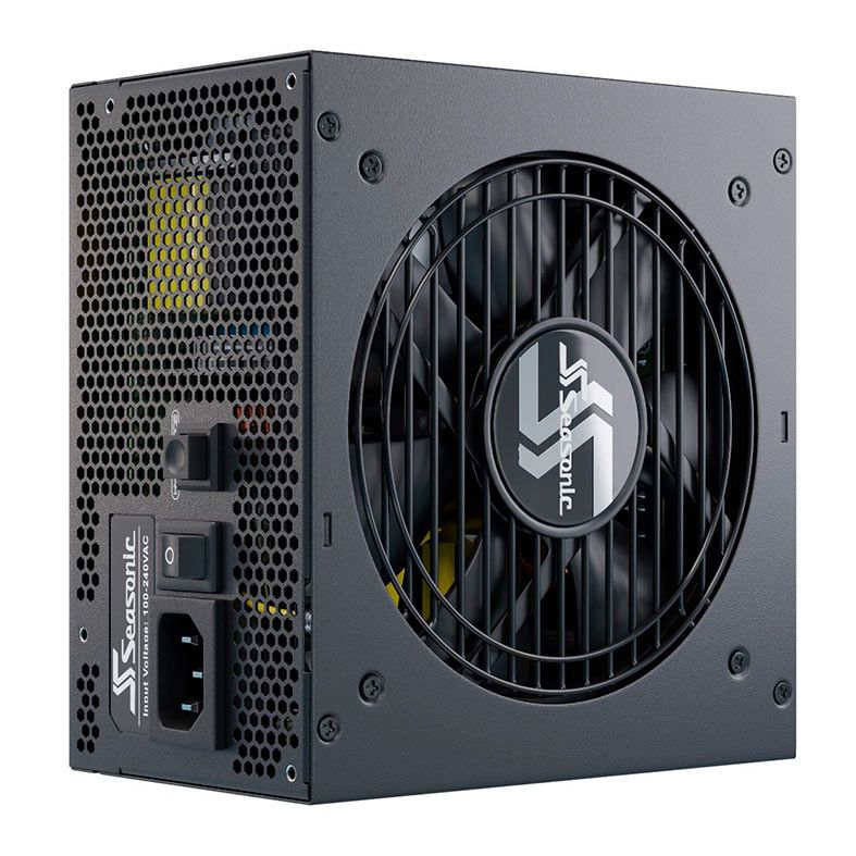 Fonte Seasonic Focus GX-1000, 1000W, ATX 3.0, PCIe 5.0, Full-Modular, 80 Plus Gold, Preto, SSR-1000FX3