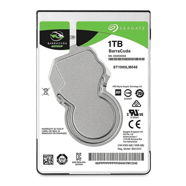HD Seagate Barracuda 1TB 2.5" Notebook Sata III, ST1000LM048