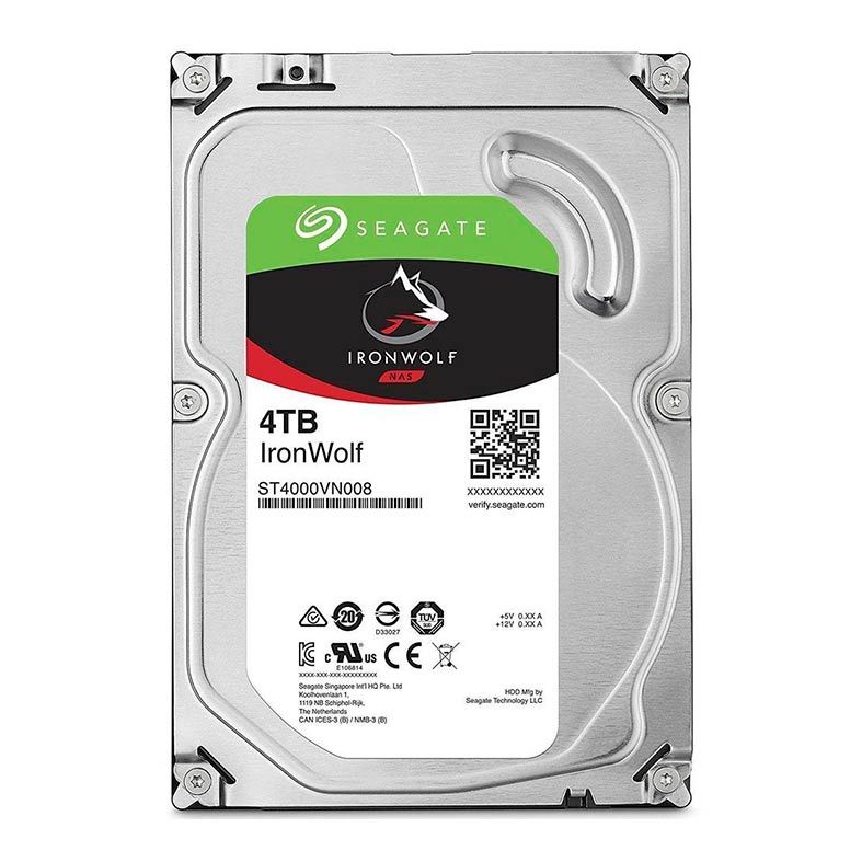 HD Seagate IronWolf 4TB 3.5" Sata III 6GB/s, ST4000VN008