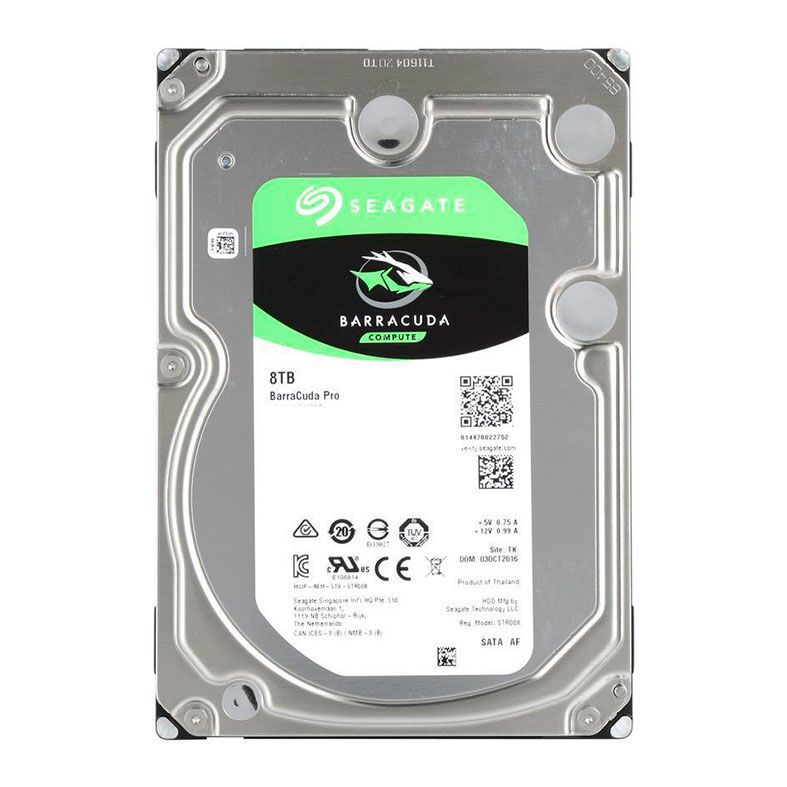 HD Seagate Barracuda Pro 8TB 3.5" Sata III 6GB/s, ST8000DM005