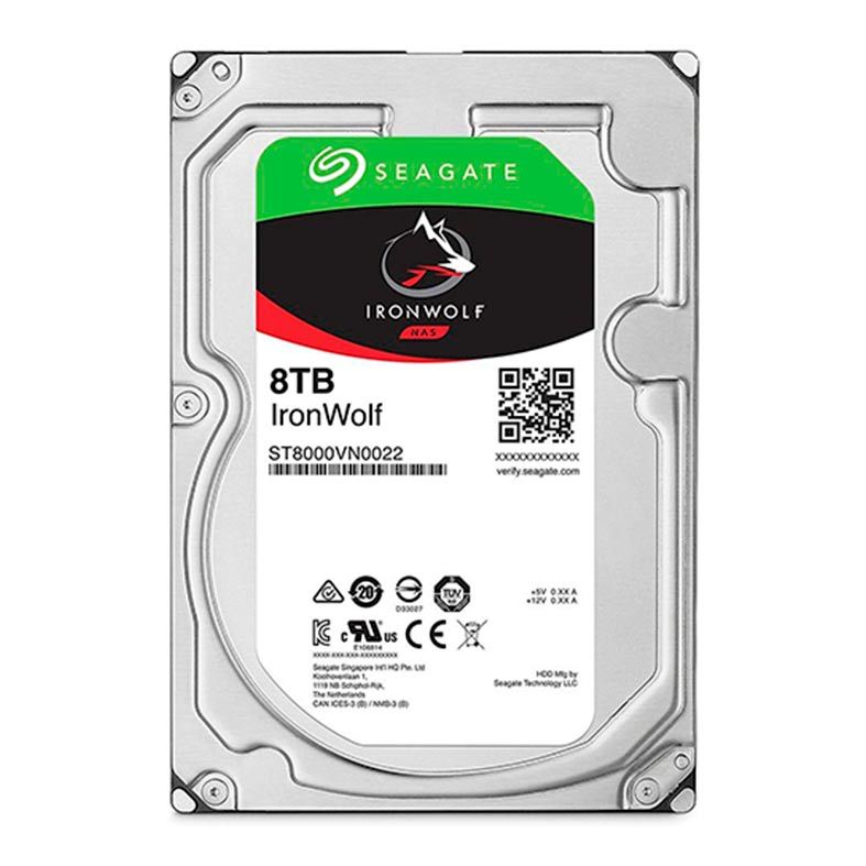 HD Seagate IronWolf 8TB 3.5" Sata III 6GB/s, ST8000VN0022
