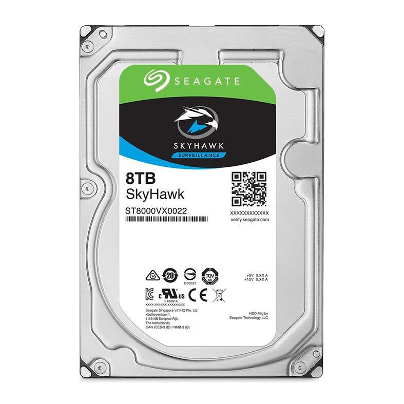 HD Seagate Skyhawk 8TB 3.5" Sata III 6GB/s, ST8000VX0022