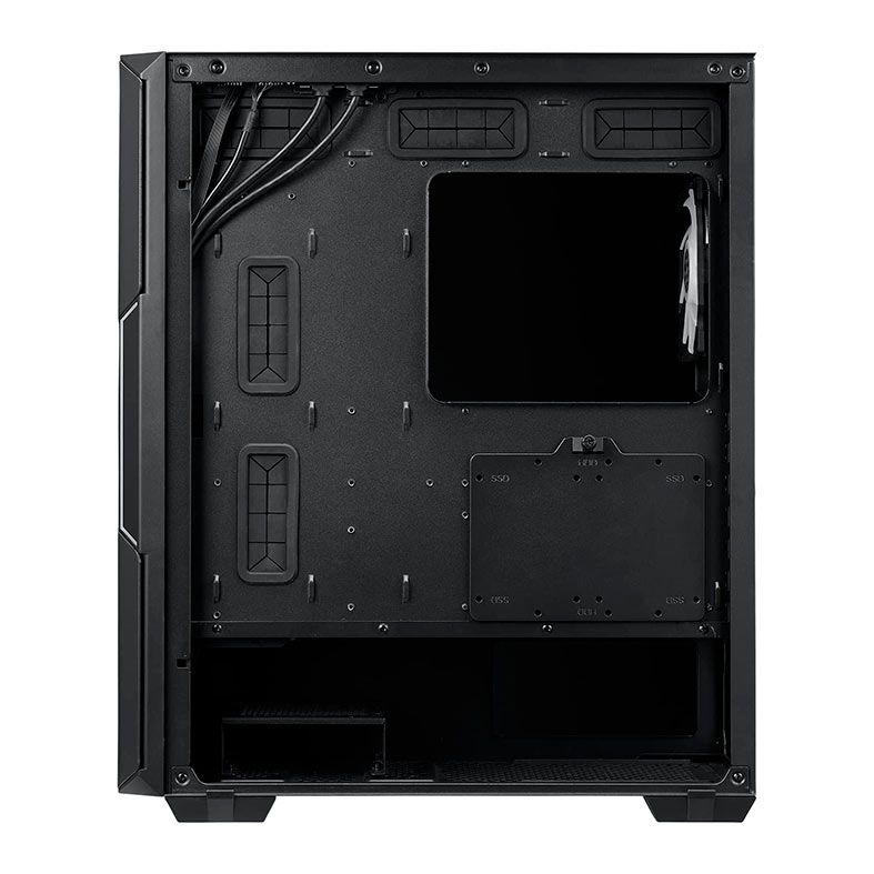 Gabinete Gamer XPG Starker Air, Mid-Tower, Lateral de Vidro, Com 2 Fans, ARGB, Preto, STARKERAIR-BKCWW